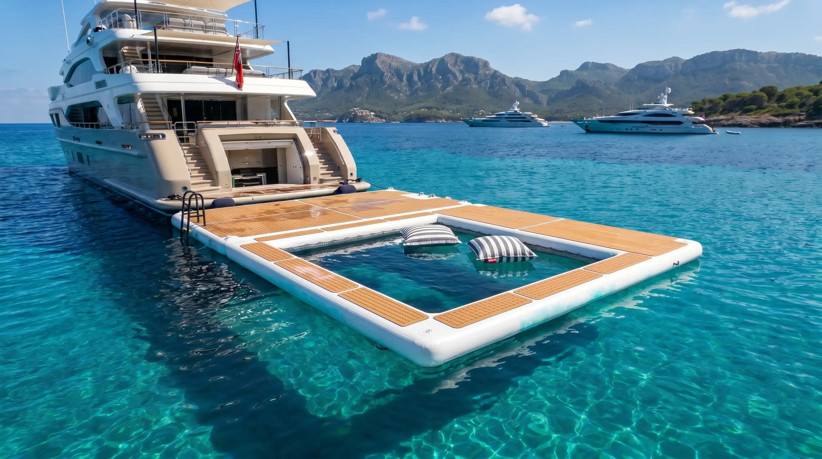 Buy Yacht Pools - AntiJellyfish Pools for superyachts — marine-grade PVC by GSE Inflatables